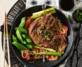 Coulotte Steak Pancit (Filipino Rice Noodles)